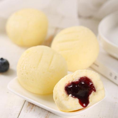港荣蓝莓蒸蛋糕点心儿童零食小吃休闲食品整箱900g健康